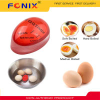 FONIX อุปกรณ์ครัวไข่ต้มไข่จับเวลาเปลี่ยนสีได้ที่สมบูรณ์แบบไข่ลวกอร่อยเรซินอีโคเครื่องจับเวลาต้มไข่นาฬิกาจับเวลาทำครัวเครื่องจับเวลาต้มไข่