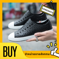 Men’s shoesรองเท้าหลุมรองเท้าชายหาดฤดูร้อนรองเท้าแตะพลาสติกกันลื่นน้ำหนักเบาและรองเท้าแตะรองเท้ารัดส้น ช