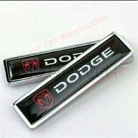 Upgrade 1 pair 2pcs Car Styling Metal Sticker Decal  Side Door Sticker Emblem For Dodge