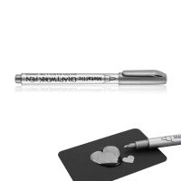 Copper Liquid Chrome Marker Oil-based Liquid Chrome Paint Pen Reflective Chrome Touch Up Markers For Model Metal Glass Ceramic