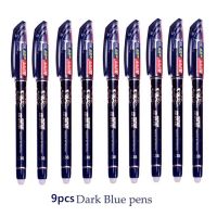 Haile ปากกาบอลพอยท์ปากกาเจลลบได้น่ารัก5 + 50ชิ้น/เซ็ต,แท่งเติม0.5มม. สามารถซักได้จับอุปกรณ์การเขียนของโรงเรียนเครื่องเขียน