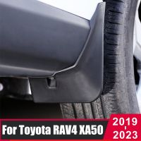 4ชิ้นแผ่นกันโคลนรถยนต์สำหรับ Toyota RAV4 RAV 4 2019- 2021 2022 2023บังโคลนแผ่นกันกระเซ็นแผ่นบังโคลน XA50ทนทานอุปกรณ์ป้องกันไฟลุก