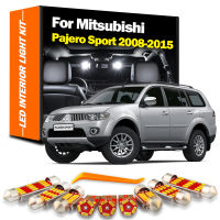 ชุดไฟ LED ภายใน17ชิ้นสำหรับ Mitsubishi Montero Shogun Pajero สปอร์ต2-2015 Canbus หลอดไฟรถยนต์โดมในร่ม Trunk