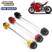 ตัวเลื่อนการชนของส้อมเพลาสำหรับ DUCATI 1098 1198 1199 1299 S/R Panigale V4 V2 Multistrada 1200มอนสเตอร์ดุมล้อบล็อกการชน