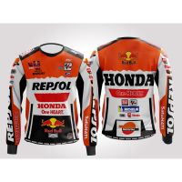 [In stock] 2023 design jersey-full sublimation riders repsol  by wandecs 3d cycling jersey sportswear long sleeve ，Contact the seller for personalized customization of the name