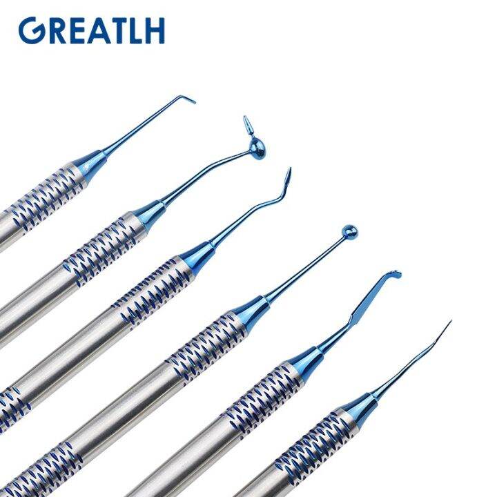 dental-composite-resin-filling-tool-double-head-thick-handle-restoration-set-dental-instrument-6pcs