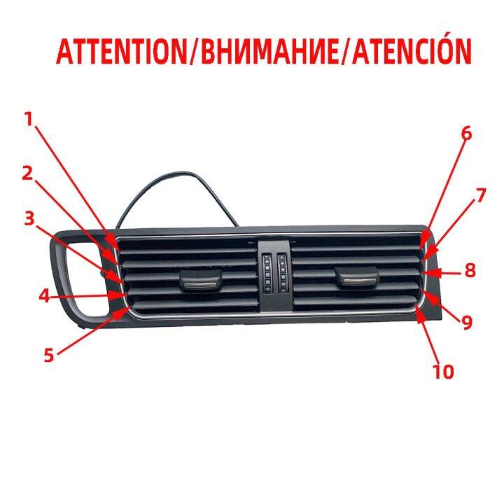 hot-8r-1pc-car-dashboard-air-vent-grill-pick-clip-2009-2010-2011-2012-2013-2014-2015-2016-2017-2018-8r1820951