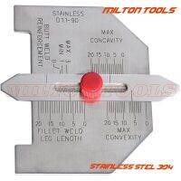 【✆New✆】 liangdou1 มาตรวัดขนาดเครื่องเชื่อมอัตโนมัติก้นเชื่อมการเสริมแรงเครื่องวัดแปลนเชื่อม