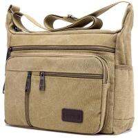 Men Canvas Shoulder Tote Mens Crossbody Luxury Messenger Fashion Handbag