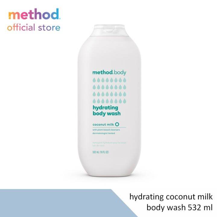 method body wash 532 ml (unisex) hydrating coconut milk Lazada