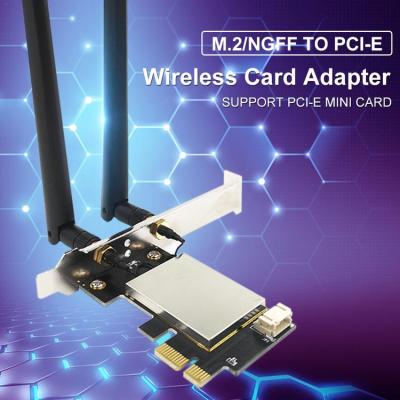 PCIE WiFi Card Bluetooth Dual Bandอะแดปเตอร์การ์ดเครือข่ายไร้สายสำหรับเดสก์ท็อปพีซี