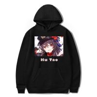 Hu Tao Hoodie Aesthetic Fashion Kawaii Printed Casual Genshin Impact Harajuku Clothing Tops Streetwear Women Unisex Sweatshirt