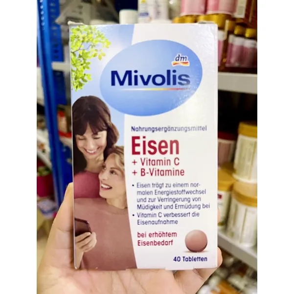 Free delivery, EISEN+Vitamin C and Vitamin B from Mivolis, German, iron, 40 vitamins. (flat