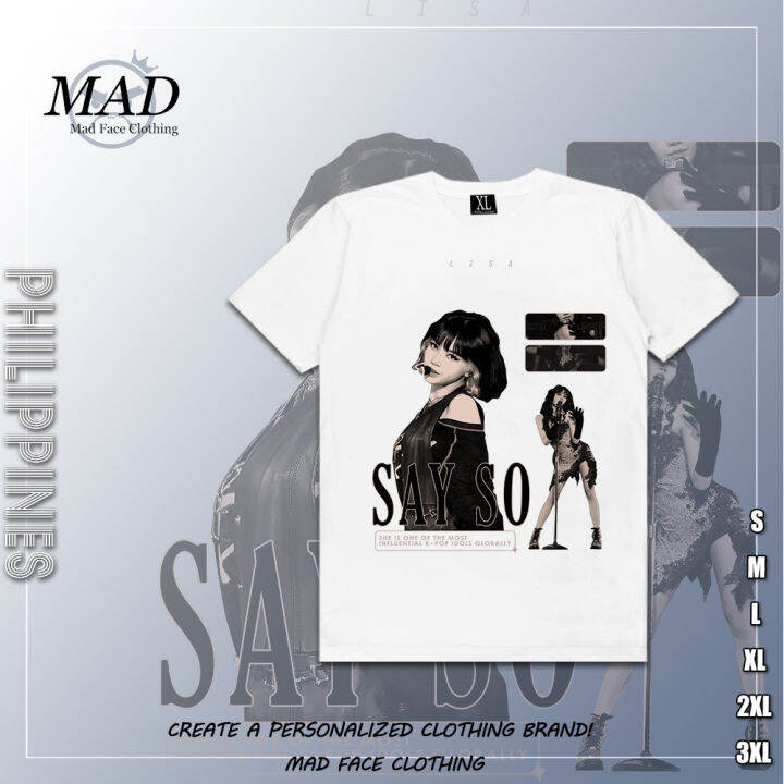 madface-blackpink-girl-group-tee-unisex-surreal-แฟน-cotton-t-shirt