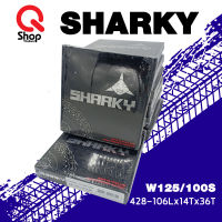 โซ่สเตอร์ ยี่ห้อ SHARKY W125/100S 428-106Lx14Tx36T