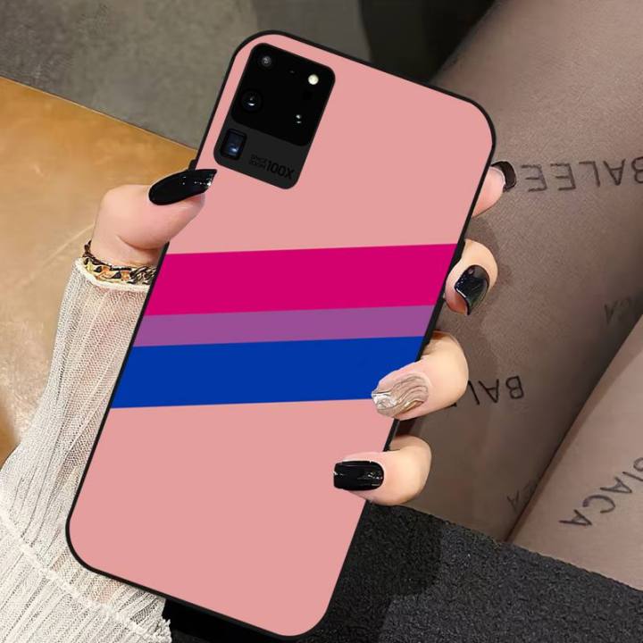 bisexual-flag-art-phone-case-for-samsung-galaxy-a11-a12-a20-a21-a73-a80-a91-s-e-shell-phone-cases