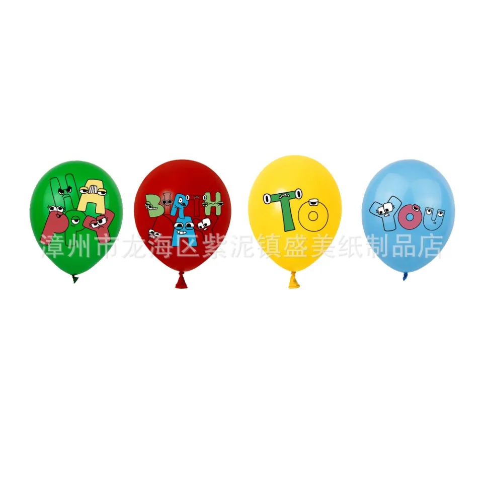 Buy Alphabet Lore Happy Birthday Decorations for Kids Birthday Party  Supplies with Happy Birthday Banner,Cake Topper ,Balloons for Alphabet Lore  Theme Birthday Party Decorations Online at desertcartINDIA