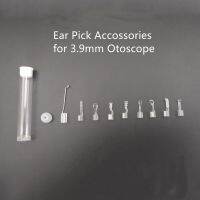 3.9mm Visual Ear Pick Accessories Transparent PC Ear Pick Head for Adults and Children 9 PCS