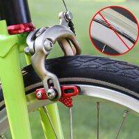 1Pair MTB Bike Brake Pad Bicycle C Brake Pad Triple Contour Blocks Mud Guide Groove Rubber Riding Brake Pads Cycling Parts Other Bike parts