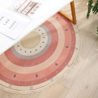 Bohemian Round Car Mandala Round floor rugs living room bedroom Anti-slip car bedroom mat Decorate Yoga Mat Tassels Rugs