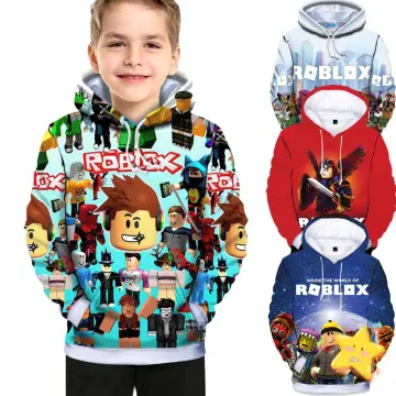 Buy Now Roblox Logo Grid Pullover Hoodie 