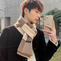 Linguozhang22Scarf ผ้าพันคอผ้าคลุมกันหนาวแบบหนาความอบอุ่นฤดูหนาวสำหรับผู้ชาย,Winterlinguozhang22แฟชั่นของผู้หญิงลายสก็อตอเนกประสงค์สไตล์เกาหลีสำหรับนักเรียน