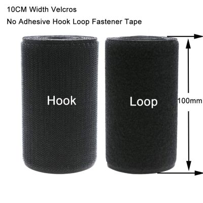 10CM Width Fastener Tape No Adhesive Hook Loop Fastener Tape Sewing Magic Tape Sticker Strap Sewing DIY Crafts Clothing Adhesives Tape