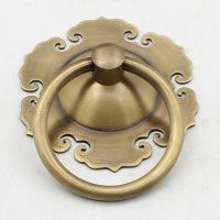 2021Chinese Antique Drawer Door Knob Furniture Hardware Classical Wardrobe Cabinet Shoe Handle Closet Cone Vintage Gate Pull Ring