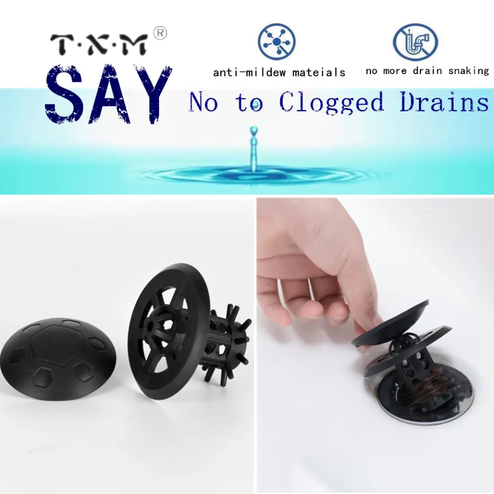 TXM Sink Drain Hair Catcher,Bathtub Drain Protector for Shower, Durable  Shower Drain Protector for Bathroom and Kitchen