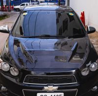 [Clearance Sale] Econ GT ฝากระโปรงคาร์บอน ไฟเบอร์ - คาร์บอน เคฟล่า CHEVROLET Sonic (ลายสอง)