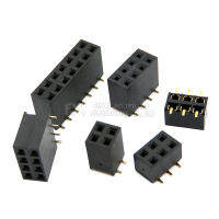 SMT 2.54มม. แถวคู่หญิง Breakaway PCB Board Pin Header Socket Connector Pinheader 2*23461012162040Pin สำหรับ Arduino