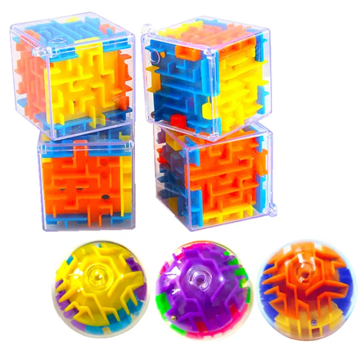 3d-maze-cube-3d-puzzle-cube-for-stress-relief-transparent-puzzle-cube-3d-maze-cube-six-sided-speed-cube-rolling-ball-cube-maze-toys-for-children-stress-reliever-toys-puzzle-cube-for-kids-transparent-b