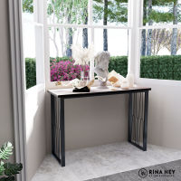 RINA HEY SPECTA/120 โต๊ะคอนโซล โต๊ะข้าง โต๊ะอเนกประสงค์ console table W120 x D40 x H81 cm – สี ธรรมชาติ/ดำ