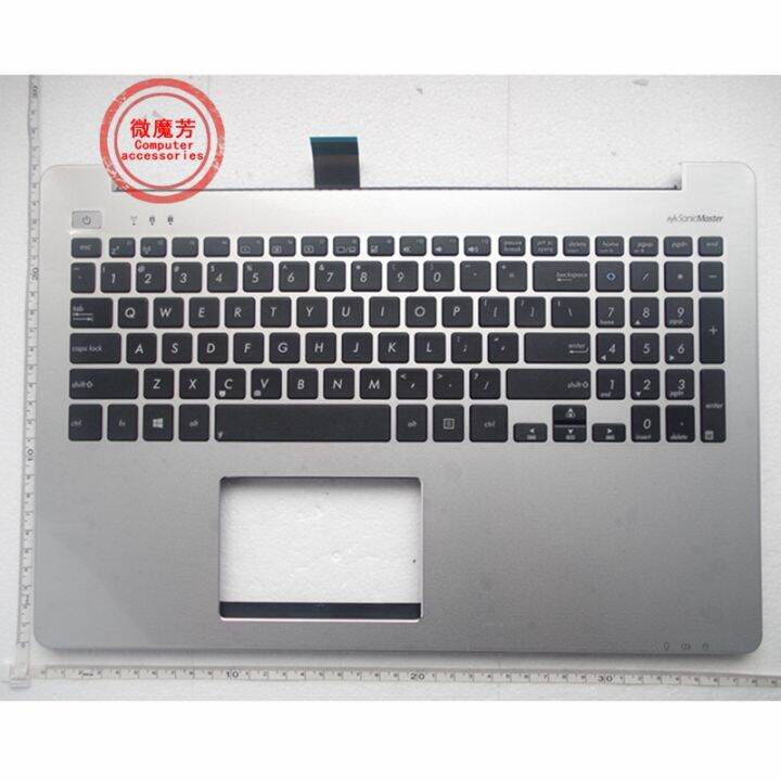 ใหม่สำหรับ-s551-la-lb-s551l-s551-v551-k551-palmrest-ฝาครอบด้านบน-c-shell-upper-case-kb-bezel-us-แป้นพิมพ์แล็ปท็อป