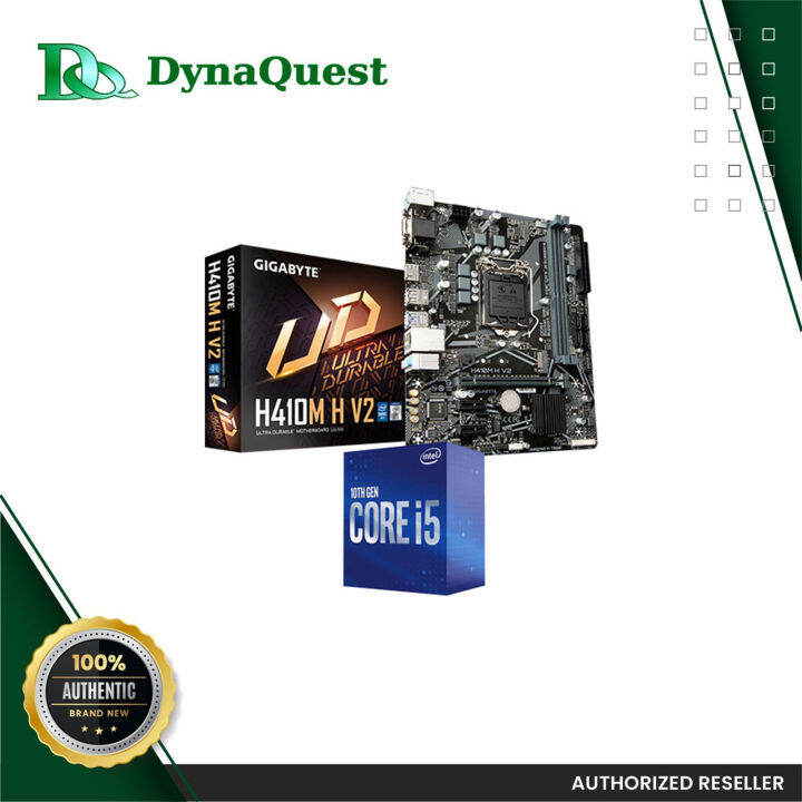 Intel I510400 Processor + Gigabyte H410MH V2 Motherboard Lazada PH