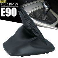 รถ Pu หนังเกียร์ Shift Knob Gaiter Gaitor Boot ฝุ่นสำหรับ BMW E90 2006-2011 E91 2006-2012 E92 E93 2006-2013 8037308 LHD