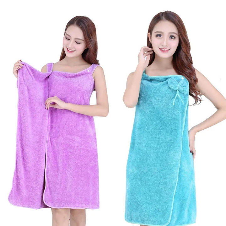 plus-size-40-100kg-wearable-bathrobes-for-women-microfiber-soft-absorbent-bath-towel-household-bathroom-sauna-quick-dry-towels