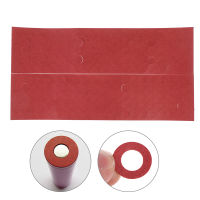 KingD 200pcs 18650 battery insulator insulation ring adhesive cardboard paper red