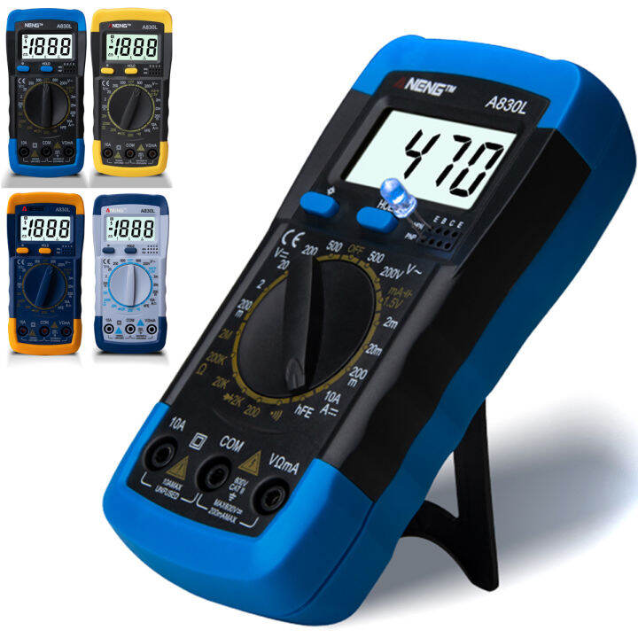 Digital Multimeter LCD AC DC Voltage Diode Tester Handheld Current