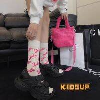 【hot sale】✤✗✻ D19 KIDSUP-Cute Barbie Socks for Women/Men Cartoon Letter Print Mid-Tube Stocking Breathable Cool Retro Sport Ankle Socks