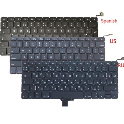 New For Apple MacBook Pro 13" A1278 MD101 MD102 2009 2010 2011 2012 US/Russian/Spanish Keyboard Basic Keyboards