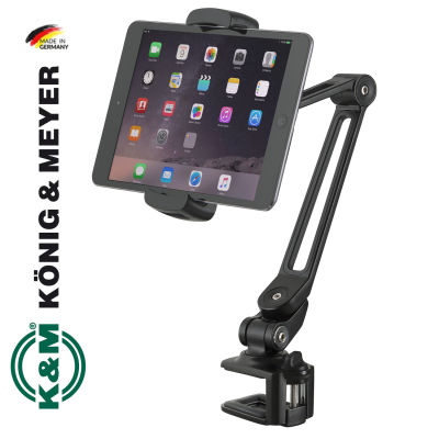 K&amp;M 19805 Smartphone &amp; Tablet PC Holder ขาตั้งแท็บเล็ต ขาตั้งสมาร์ทโฟน แบบขาหนีบ ปรับเอียงได้ หมุนได้ 360 องศา (Model: 19805-000-55) ** Made in Germany **