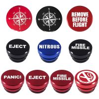 【jw】✗  Missile Eject Car Cover Aluminum Ignition Cap 12V  Socket for most cars