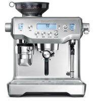 เครื่องชงกาแฟ Breville รุ่น BES980 The Oracle คุณภาพสูงจากออสเตรเลีย การบด การโดส การอัด แบบอัตโนมัติ  ระบบสตีมโฟมนมและนมร้อนแบบอัตโนมัติ