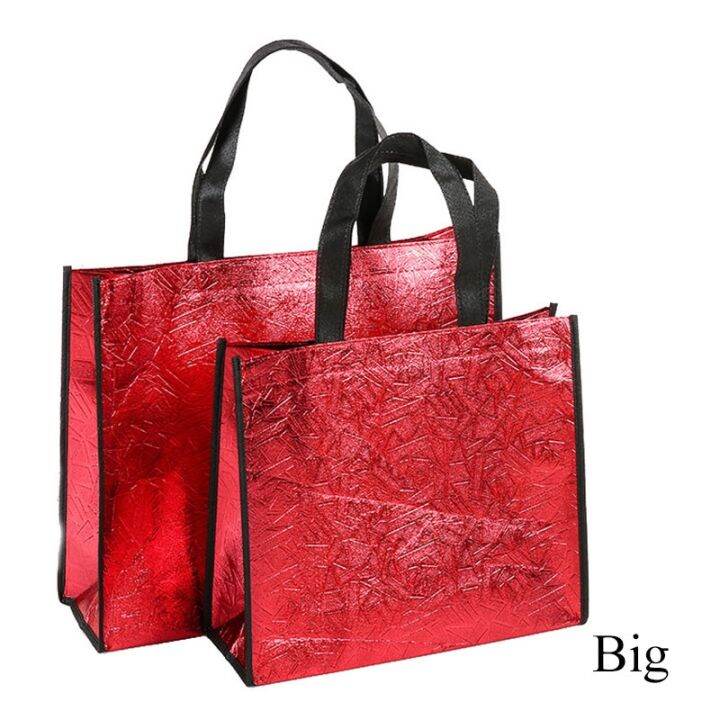 fashion-laser-shopping-bag-foldable-eco-bag-large-reusable-shopping-bag-tote-waterproof-fabric-non-woven-bag-no-zipper-hot-sale