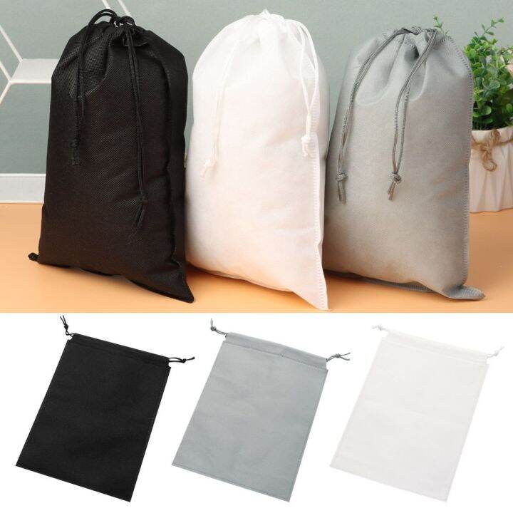 drawstring-pocket-travel-pocket-dust-proof-clothing-organizer-shoes-storage-drawstring-bags-storage-bag-non-woven