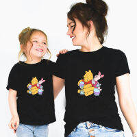 T-Shirt Cartoons Family Tshirt Casual Graphic Baby Girl Summer Clothes Kawaii Cotton Female O-Neck Funny Boy Streetwear