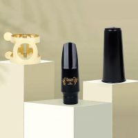 Professional Hard Rubber Tenor Saxophone Mouthpiece Wind Music Accessories Saxophone Set Bakelite Mouthpiece with Cap Clip