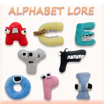 26 A-Z Plushie Alphabet Lore Plush Toy Pack Game Stuffed Doll Anime Soft  Baby Hug Pillow Kid Gift