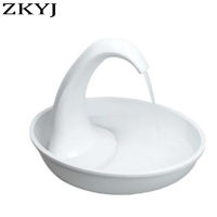 Automatic Swan Shaped Cat Dog Water Dispenser Feeding Water Flowing Fountain Cat Drinking Bowl Electric Water Dispenser